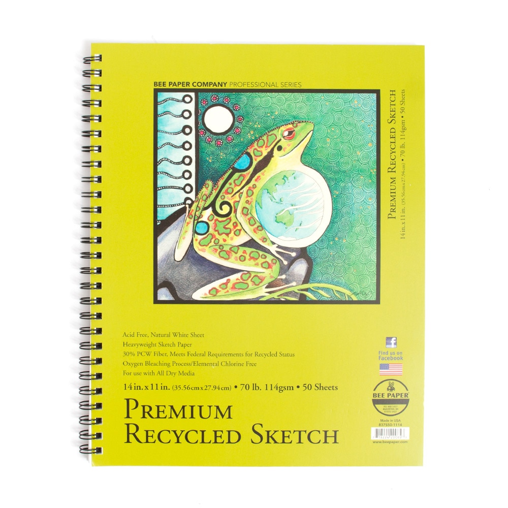 Bee Paper, Sketchbooks & Pads, Art & School, 70#, Recycled, 50 sheets, 49371